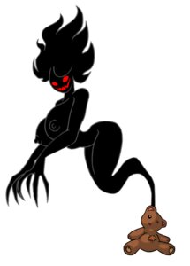 Rating: Questionable Score: 0 Tags: big_breasts boogieman boogiewoman breasts crossgender demon e621 evil_grin female humanoid lordstevie nipples not_furry nude plushie smile solo teddy_bear User: bunchy7s
