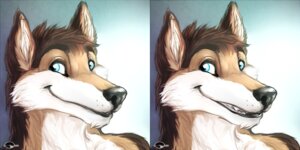 Rating: Safe Score: 0 Tags: 2:1 anthro blue_eyes brown_body brown_fur bust_portrait canid canine canis e621 fenr1s fur male mammal multiple_poses portrait pose shalinka solo wolf User: bunchy7s