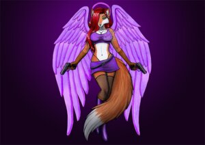 Rating: Safe Score: 0 Tags: angel anthro belt black_nose boots breasts canid canine clothing e621 ear_piercing feathered_wings feathers female footwear fox gloves_(marking) gun hair legwear looking_at_viewer mammal markings piercing ranged_weapon red_hair saint_of_all_saints saints_row shoes solo stockings thong underwear vani-fox vani-fox_(character) weapon wings User: bunchy7s