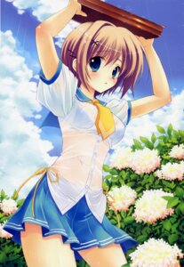 Rating: Questionable Score: 0 Tags: blue_eyes blush bra character_request copyright_request female highres lingerie pointy_chin rain rule34 ryohka ryouka_(suzuya) school_uniform see-through short_hair source_request underwear User: bunchy7s