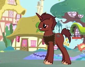 Rating: Safe Score: 0 Tags: clothing cutie_mark e621 equid equine fan_character feral hasbro horn lol_comments male mammal my_little_pony mythological_creature mythological_equine mythology quadruped red_eyes simple_background solo tail topwear unicorn unknown_artist vest User: bunchy7s