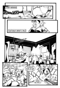Rating: Safe Score: 0 Tags: ailurid anthro black_and_white canid canine comic dialogue distracting_watermark duo e621 english_text female fox hobbes_maxwell male mammal monochrome red_panda tail text watermark User: bunchy7s