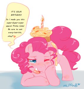 Rating: Questionable Score: 0 Tags: aries84 birthday blue_eyes blush cake candle dessert e621 earth_pony english_text equid equine female feral food friendship_is_magic hair hasbro horse mammal my_little_pony open_mouth pink_hair pinkie_pie_(mlp) pony quadruped solo suggestive tail text User: bunchy7s