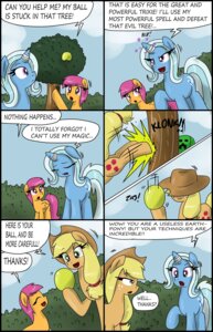 Rating: Safe Score: 0 Tags: 2013 absurd_res applejack_(mlp) ball bandage black_border blonde_hair border ciriliko clothing cloud comic cowboy_hat creeper_(minecraft) crossover cutie_mark dialogue e621 earth_pony english_text equid equine feathered_wings feathers female feral freckles friendship_is_magic glowing green_eyes hair hasbro hat headgear headwear hi_res horn horse magic mammal microsoft minecraft mojang multicolored_hair my_little_pony mythological_creature mythological_equine mythology outside pegasus plant pony purple_eyes purple_hair scootaloo_(mlp) shrub text tree trixie_(mlp) two_tone_hair unicorn wings xbox_game_studios User: bunchy7s