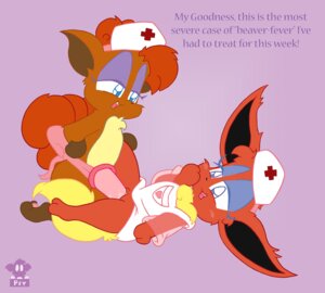 Rating: Explicit Score: 0 Tags: blue_eyes brown_fur canine clothes colored cosplay dildo eeveelution english_text eye_contact eyeshadow female female_only flareon fur furry furry_ears furry_only furry_tail generation_1_pokemon insertion interspecies kneeling looking_at_another lying multi_tail multiple_females nintendo nude nurse_joy_(cosplay) on_back open_eyes open_mouth paws pointy_ears pokemon pokemon_(species) psyredtails pussy red_fur rule34 sex_toy side_view straight_hair strap-on strapon tail tails text vaginal_insertion vulpix vulva yellow_fur User: bunchy7s