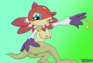 Rating: Explicit Score: 0 Tags: anthro breasts digimon female female_only floramon nipples rule34 side_view solo tagme toony User: bunchy7s