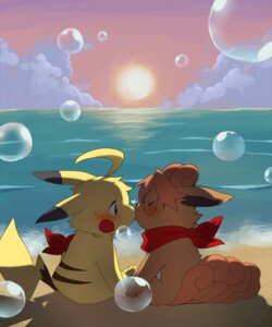 Rating: Safe Score: 0 Tags: 5:6 beach blush bubble canid canine clothing cloud detailed_background digital_media_(artwork) duo e621 eyewear feral fur generation_1_pokemon glasses kerchief kiss_on_lips kissing konbu male mammal multi_tail nintendo outside pikachu pokemon pokemon_(species) pokemon_mystery_dungeon rodent sand seaside sitting sky spike_chunsoft tail toony vulpix water yellow_body yellow_fur User: bunchy7s Rating: Safe Score: 0 Tags: 5:6 beach blush bubble canid canine clothing cloud detailed_background digital_media_(artwork) duo e621 eyewear feral fur generation_1_pokemon glasses kerchief kiss_on_lips kissing konbu male mammal multi_tail nintendo outside pikachu pokemon pokemon_(species) pokemon_mystery_dungeon rodent sand seaside sitting sky spike_chunsoft tail toony vulpix water yellow_body yellow_fur User: bunchy7s