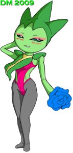 Rating: Questionable Score: 0 Tags: 2009 blush clothed clothing dark-moltres e621 elemental_creature female flora_fauna flower_(anatomy) generation_3_pokemon hi_res humanoid nintendo not_furry plant pokemon pokemon_(species) roselia skimpy solo tight_clothing User: bunchy7s