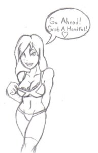 Rating: Questionable Score: 0 Tags: 1girls breasts cleavage dc dc_comics female heart long_hair looking_at_viewer midriff miss_martian monochrome navel panties rule34 solo standing stockings straight_hair teen_titans text User: bunchy7s