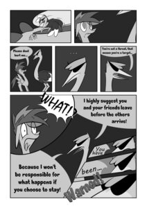 Rating: Safe Score: 0 Tags: aquatic avian beak bird black_and_white cephalopod coleoid comic cutie_mark dialogue e621 english_text equid equine exclamation_point eye_through_hair eyewear feathered_wings feathers feral frown fur hair hair_over_eyes hasbro looking_back male mammal mollusk monochrome my_little_pony mythological_creature mythological_equine mythology octopodiform open_mouth ostrich pegasus ratite silverblazebrony sunglasses text tongue translucent translucent_hair wings yelling User: bunchy7s