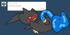 Rating: Explicit Score: 0 Tags: 2013 anal balls banette blueditto blush body_zipper ditto_(pokemon) duo e621 english_text erection forced generation_1_pokemon generation_3_pokemon genitals ghost goo_creature humanoid male nintendo penis pokemon pokemon_(species) rape sex spirit text tumblr zipper zipper_mouth User: bunchy7s