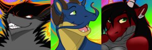Rating: Safe Score: 0 Tags: 3:1 anthro barbel_(anatomy) bared_teeth black_body blue_body bust_portrait colorful_background colorful_theme countershading cute_fangs digital_media_(artwork) dragon e621 ear_cuff expressions fangs female flesh_whiskers green_eyes hair horn icon jack_(walkingstalker) looking_away looking_up luke_(walkingstalker) male mammal mortarion multicolored_outline multiple_images mythological_creature mythological_scalie mythology nude open_mouth outline portrait red_body red_eyes rhazafax scalie sergal sibling_(lore) smile solo teeth walkingstalker whiskers User: bunchy7s