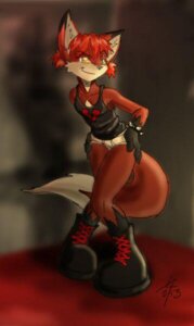 Rating: Questionable Score: 0 Tags: anthro biped boots bracelet breasts briefs brown_body brown_fur canid canine clothed clothing dipstick_ears dipstick_tail e621 ear_markings female footwear fox front_view fur gloves_(marking) hair hands_on_hips jewelry leg_markings looking_at_viewer mammal markings multicolored_ears multicolored_tail red_hair shirt shoes short_hair small_breasts smile smirk socks_(marking) solo spiked_bracelet spikes standing tadhg tail tail_markings tank_top tighty_whities toony topwear underwear white_briefs white_clothing white_underwear yellow_eyes User: bunchy7s
