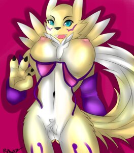 Rating: Explicit Score: 0 Tags: 2013 :d absurd_res anthro bandai_namco big_breasts biped black_body black_nose black_skin blue_eyes bra breasts canid canine claws clothed clothing digimon digimon_(species) dipstick_tail e621 fangs female fur genitals glistening gloves handwear hi_res looking_at_viewer mammal markings navel nipples open_mouth partially_clothed pink_body pink_skin raised_arm renamon renamonpaws shadow sharp_teeth smile solo standing tail tail_markings teeth tongue underwear vulva white_body white_fur yellow_body yellow_fur User: bunchy7s