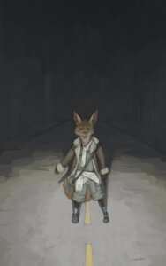 Rating: Safe Score: 0 Tags: 2006 5:8 anthro biped canid canine clothed clothing detailed_background e621 fox fully_clothed headlight hi_res male mammal messenger_bag night road seyorrol solo standing traveler uhoh User: bunchy7s