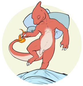 Rating: Explicit Score: 0 Tags: anthro balls bed biped casual_nudity charmeleon digital_media_(artwork) e621 eyes_closed fire flaccid flaming_tail foreskin furniture generation_1_pokemon genitals humanoid_genitalia humanoid_penis lying male navel nintendo nude nude_anthro nude_male on_back paws penis pillow pokemon pokemon_(species) presenting red_body red_skin reptile scalie sleeping solo tail thesecretcave unretracted_foreskin User: bunchy7s