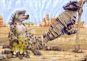 Rating: Questionable Score: 0 Tags: 2009 anthro bdsm black_body black_fur bondage bound campfire canid canine canis desert duo e621 female fire fur graphite_(artwork) grin hyena mammal mixed_media outside painting_(artwork) smile spotted_hyena tail titanacrotu traditional_media_(artwork) traditional_painting_(artwork) traditional_watercolor_(artwork) watercolor_(artwork) wolf User: bunchy7s