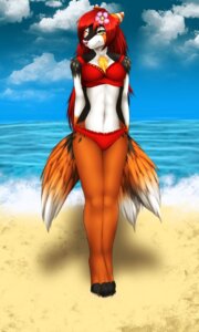 Rating: Safe Score: 0 Tags: 2013 3:5 accessory anthro beach belly bikini black_body black_fur breasts canid canine chest_tuft clothed clothing cloud detailed_background e621 female flower flower_in_hair fox fox_tail fur hair hair_accessory looking_at_viewer mammal multi_tail navel one_eye_closed orange_body orange_fur outside pacmancorp pink_nose plant pointy_ears prick_ears red_hair sand seaside skimpy sky smile solo swimwear tail tight_clothing tofie tuft two-piece_swimsuit water white_belly white_body white_fur wink yellow_body yellow_eyes yellow_fur User: bunchy7s