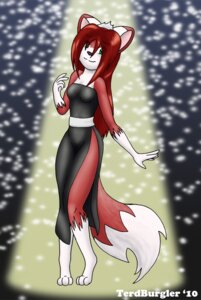 Rating: Safe Score: 0 Tags: 2010 anthro barefoot biped black_clothing black_dress canid canine clothing crown digitigrade dipstick_tail domestic_cat dress e621 feet felid feline felis female fox front_view fur gloves_(marking) green_eyes hair headgear hybrid knock-kneed leg_markings linda_wright looking_at_viewer mammal markings multicolored_tail nervous prom red_body red_fur red_hair slit_dress smile socks_(marking) solo standing tail tail_markings terdburgler tiara white_body white_fur User: bunchy7s