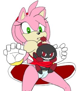 Rating: Explicit Score: 0 Tags: ambiguous_gender amy_rose anthro breasts chao_(sonic) clothing colored dark_chao duo e621 eulipotyphlan female flat_colors gloves green_eyes hair handwear hedgehog kiyoshi_fox_(colorist) mammal nipples panties pink_body pink_hair ravrous red_eyes sega simple_background sonic_the_hedgehog_(series) standing underwear white_background User: bunchy7s