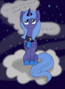 Rating: Safe Score: 0 Tags: chestcrown e621 equid female feral friendship_is_magic hasbro hi_res horn lovingpony mammal my_little_pony princess_luna_(mlp) solo tail wings User: bunchy7s