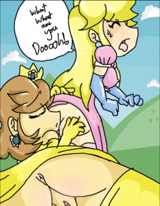 Rating: Explicit Score: 0 Tags: female female_only human mario_(series) multiple_females multiple_girls nintendo perverted_bunny princess_daisy princess_peach rule34 straight_hair yuri User: bunchy7s