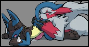 Rating: Explicit Score: 0 Tags: 2014 ambiguous_gender anal anal_orgasm animal_genitalia animal_penis anthro big_penis blue_body blue_fur blush bodily_fluids butt canid canine canine_genitalia canine_penis claws cum cum_on_ground cum_on_penis cum_while_penetrated dark_nek0gami duo e621 ejaculation erection eyelashes eyes_closed fur generation_3_pokemon generation_4_pokemon genital_fluids genitals hand_on_butt hands-free herpestid knot long_ears lucario lying male male_penetrated mammal messy nintendo nude on_front one_eye_closed oral orgasm penetration penis pokemon pokemon_(species) precum rimming sex simple_background tail tail_on_head tongue tongue_out urethra zangoose User: bunchy7s