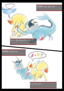 Rating: Explicit Score: 0 Tags: after_transformation all_fours black_border blue_eyes blush bodily_fluids border butt canid canine comic concern confusion cunnilingus duo e621 eeveelution embarrassed english_text erection fellatio female female_penetrated fennekin feral fur generation_1_pokemon generation_6_pokemon genitals half-closed_eyes hatiimiga hi_res in_heat jaki-kun_(character) larger_male licking long_ears looking_back looking_down lying male male/female male_penetrating male_penetrating_female mammal narrowed_eyes nintendo nude on_back open_mouth oral oral_penetration paws penetration penile penis pokemon pokemon_(species) purple_eyes saliva sex size_difference smaller_female smaller_penetrated spread_legs spreading tail text tongue tongue_out vaginal vaporeon vulva water wide_eyed worried User: bunchy7s