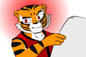Rating: Safe Score: 0 Tags: anthro dreamworks e621 felid female kung_fu_panda madessi mammal master_tigress meme pantherine reaction_image reading red_eyes solo stripes tiger User: bunchy7s