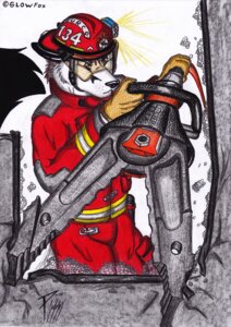 Rating: Safe Score: 0 Tags: angle anthro arctic armor brown_eyes camera canid canine clothing e621 firefighter fox fur glass gloves glowfox glowfox_(character) glowing handwear headgear helmet hydraulic jaws_of_life lamp lantern lifting light male mammal orange_body orange_fur pockets rescue serious shattered slice_of_life solo tools traditional_media_(artwork) turnout_gear User: bunchy7s