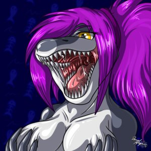 Rating: Questionable Score: 0 Tags: 1:1 amber_eyes anthro aquatic bodily_fluids breasts drooling e621 fangs female fish gaping_mouth hair hand_on_breast mouth_shot non-mammal_breasts open_mouth palate pink_hair rena_ayama saliva shark solo teeth throat tongue uvula veshra User: bunchy7s