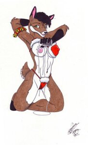 Rating: Explicit Score: 0 Tags: anthro biped breasts camel_toe christmas clothed clothing deer e621 female holidays kneeling malachi mammal milk nipples simple_background solo white_background User: bunchy7s