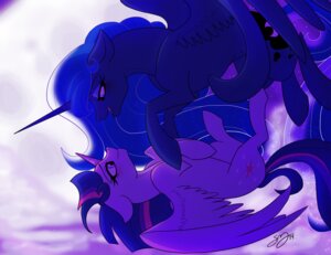 Rating: Safe Score: 0 Tags: 2014 blue_eyes blue_hair cutie_mark duo e621 equid equine eyeshadow feathered_wings feathers female friendship_is_magic fur hair hasbro horn makeup mammal multicolored_hair my_little_pony mythological_creature mythological_equine mythology night princess_luna_(mlp) probablyfakeblonde purple_body purple_eyes purple_fur purple_hair sparkles star twilight_sparkle_(mlp) two_tone_hair winged_unicorn wings User: bunchy7s