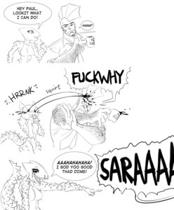 Rating: Questionable Score: 0 Tags: agamid anthro blood bodily_fluids clothed clothing dialogue digital_drawing_(artwork) digital_media_(artwork) duo e621 english_text female half-length_portrait horridus humanoid humor image_comics lizard male monochrome officer_dragon portrait reptile savage_dragon scalie skimpy tail text thorny_devil unknown_artist User: bunchy7s