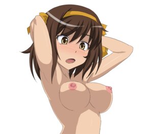 Rating: Explicit Score: 0 Tags: armpits blush breasts brown_hair bust female female_only hair_ribbon human nipples nude open_mouth ribbon rule34 small_breasts solo surprised suzumiya_haruhi suzumiya_haruhi_no_yuuutsu topless usami_usa_g yellow_eyes User: bunchy7s