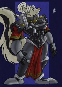 Rating: Safe Score: 0 Tags: adepta_sororitas anthro armor boob_armor breasts clothed clothing costume donryu duchess_(contessaskunk) e621 female grey_eyes hi_res mammal mephitid sister_of_battle skunk solo tail tattoo warhammer_(franchise) warhammer_40000 User: bunchy7s
