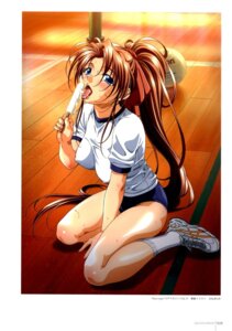 Rating: Explicit Score: 0 Tags: 1girls 2006 arm_support blue_eyes blush breasts brown_hair buruma erect_nipples female gym_uniform hair hand_between_legs ice kneeling long_hair nipples original rule34 sexually_suggestive single_braid taki_minashika tongue User: bunchy7s