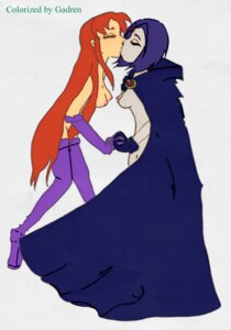 Rating: Explicit Score: 0 Tags: 00s 2000s 2girls alien alien_girl dc dc_comics female female_only kissing koriand'r multiple_females multiple_girls rachel_roth raven_(dc) rule34 signature starfire straight_hair teen_titans text yuri User: bunchy7s