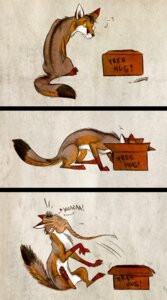 Rating: Safe Score: 0 Tags: 2010 adoption_box alien alien_(franchise) box canid canine comic container culpeofox dialogue duo e621 english_text facehugger feral fox free_hugs graphite_(artwork) heart_symbol hi_res humor in_box in_container it's_a_trap male mammal marker_(artwork) meme mixed_media solo_focus tail text traditional_media_(artwork) xenomorph yellow_eyes User: bunchy7s
