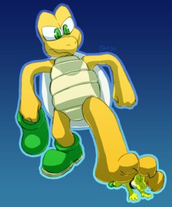 Rating: Questionable Score: 0 Tags: 2013 3_toes 5:6 anthro beak ben_the_dragon blue_background claws clothing duo e621 eyes_closed feet footwear gradient_background green_eyes hi_res koopa koopa_troopa macro male mario_bros micro nintendo reptile scalie shoes simple_background size_difference stomping toe_claws toes underfoot yellow_body yellow_yoshi yoshi User: bunchy7s
