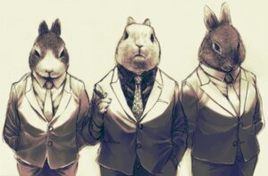 Rating: Safe Score: 0 Tags: accessory anthro button_(fastener) cigar clothed clothing e621 group lagomorph leporid looking_at_viewer male mammal monochrome necktie rabbit simple_background standing suit unknown_artist User: bunchy7s Rating: Safe Score: 0 Tags: accessory anthro button_(fastener) cigar clothed clothing e621 group lagomorph leporid looking_at_viewer male mammal monochrome necktie rabbit simple_background standing suit unknown_artist User: bunchy7s