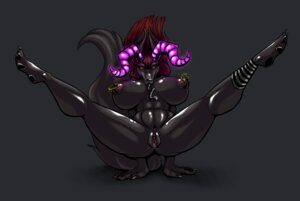 Rating: Explicit Score: 0 Tags: anthro big_breasts black_body bodily_fluids breasts canid canine canis demon e621 female front_view genital_fluids genitals glowing glowing_horn grey_background handstand horn jackal looking_at_viewer mammal nipple_piercing nipples nude piercing simple_background solo spread_legs spreading tail tongue tongue_out vaginal_fluids vulva z0mbie User: bunchy7s