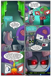Rating: Safe Score: 0 Tags: 2013 alternate_species alternate_universe ambiguous_gender comic cybernetics cyborg dialogue e621 english_text equid equine fallout fallout_equestria friendship_is_magic friendship_is_witchcraft group hasbro hi_res horn horse machine madmax mammal microsoft my_little_pony mythological_creature mythological_equine mythology pony rarity_(mlp) robot sweetie_belle_(mlp) sweetie_bot_(mlp) text think_tank_(fallout) unicorn User: bunchy7s