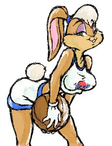 Rating: Safe Score: 0 Tags: 4_fingers anthro ball basketball_(ball) basketball_uniform bedroom_eyes bent_arm bent_back bent_over big_breasts blonde_hair bottomwear breasts clothed clothing digital_media_(artwork) e621 ears_as_hair extended_arm eyeshadow female fingers fur gloves green_eyes hair half-closed_eyes handwear holding_ball holding_object lagomorph leporid lola_bunny long_ears looking_aside looking_at_viewer looney_tunes low_res makeup mammal midriff mutabouru narrowed_eyes nipple_outline oekaki pink_nose ponytail_ears portrait purple_eyeshadow rabbit seductive shirt short_hair shorts simple_background skimpy smile solo space_jam sportswear straight_legs tan_body tan_fur tank_top three-quarter_portrait tied_ears toony topwear tune_squad_outfit tune_squad_outfit_(1996) uniform warner_brothers white_background User: bunchy7s