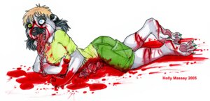 Rating: Explicit Score: 0 Tags: 2005 alternative_fashion anthro blood bodily_fluids bottomwear clothing disembowelment e621 emo female glamfur gore guts heterochromia intestines lemur mammal organs primate shirt shorts solo strepsirrhine topwear zeriara zeriara_(character) User: bunchy7s