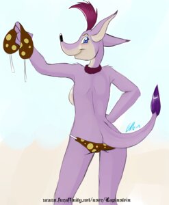 Rating: Questionable Score: 0 Tags: 2008 anthro bikini blue_sky_studios breasts butt clothed clothing dated dr._seuss e621 female fur horton_hears_a_who! kangaroo lapinstein looking_back macropod mammal marsupial rear_view side_boob signature skimpy solo sour_kangaroo swimwear tail text topless two-piece_swimsuit undressing url User: bunchy7s