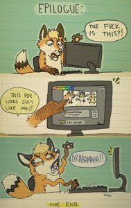 Rating: Safe Score: 0 Tags: ambiguous_gender anthro black_nose blonde_hair byrds canid canine comic computer dialogue drama e621 electronics english_text fox furaffinity group hair humor lined_paper male mammal solo_focus sound_effects tail text the_truth User: bunchy7s Rating: Safe Score: 0 Tags: ambiguous_gender anthro black_nose blonde_hair byrds canid canine comic computer dialogue drama e621 electronics english_text fox furaffinity group hair humor lined_paper male mammal solo_focus sound_effects tail text the_truth User: bunchy7s
