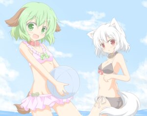 Rating: Safe Score: 0 Tags: animal_humanoid ball bikini blue_sky bow_bikini canid canid_humanoid canine canine_humanoid canis clothed clothing cloud collar dog_humanoid dog_tail domestic_dog duo e621 fangs female green_eyes green_hair grey_hair hair holding_ball holding_object human humanoid kyouko_kasodani looking_at_viewer mammal mammal_humanoid momiji_inubashiri navel open_mouth outside red_eyes shino_megumi side-tie_bikini side-tie_clothing side-tie_swimwear skimpy sky skyscape string_bikini swimwear teeth tied_bikini tied_clothing touhou two-piece_swimsuit wolf wolf_humanoid wolf_tail User: bunchy7s