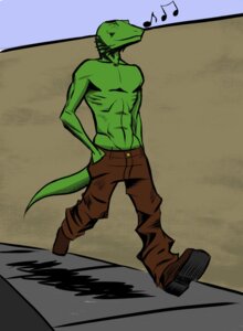 Rating: Questionable Score: 0 Tags: 2012 anthro biped bottomwear brown_bottomwear brown_clothing brown_pants clothed clothing e621 eyes_closed footwear hi_res lizard male musical_note musical_symbol outside pants reptile sagging_pants scalie shoes simple_background smile solo symbol tail topless v-line walking ween User: bunchy7s Rating: Questionable Score: 0 Tags: 2012 anthro biped bottomwear brown_bottomwear brown_clothing brown_pants clothed clothing e621 eyes_closed footwear hi_res lizard male musical_note musical_symbol outside pants reptile sagging_pants scalie shoes simple_background smile solo symbol tail topless v-line walking ween User: bunchy7s