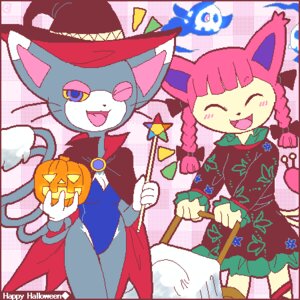 Rating: Safe Score: 0 Tags: 1:1 abstract_background accessory anthro black_bow black_cape black_clothing black_dress black_hat black_headwear blue_clothing blue_dress blue_eyes blue_pupils bow_(feature) bow_accessory bow_ribbon braided_hair cape clothing curled_tail digital_media_(artwork) dipstick_ears dress duo duskull e621 ear_markings eyes_closed felid female food fruit fur g-sun generation_3_pokemon generation_4_pokemon glameow green_clothing green_dress grey_body grey_ears grey_fur grey_tail hair hair_accessory hair_bow hair_ribbon halloween hat headgear headwear holidays iris jack-o'-lantern kemono lidded_eyes long_tail looking_at_viewer low_res mammal markings monotone_body monotone_fur multicolored_body multicolored_cape multicolored_clothing multicolored_dress multicolored_ears multicolored_fur multicolored_tail nintendo oekaki one_eye_closed open_mouth pigtails pink_body pink_ears pink_fur pink_hair pink_tail pink_tongue plant pokemon pokemon_(species) pokemorph pumpkin pupils red_cape red_clothing ribbons rin_kaenbyou simple_background skitty sleeve_dress standing tail tongue touhou twin_braids two_tone_body two_tone_cape two_tone_clothing two_tone_ears two_tone_fur two_tone_tail wand white_ears white_tail wink yellow_body yellow_fur yellow_sclera yellow_tail User: bunchy7s